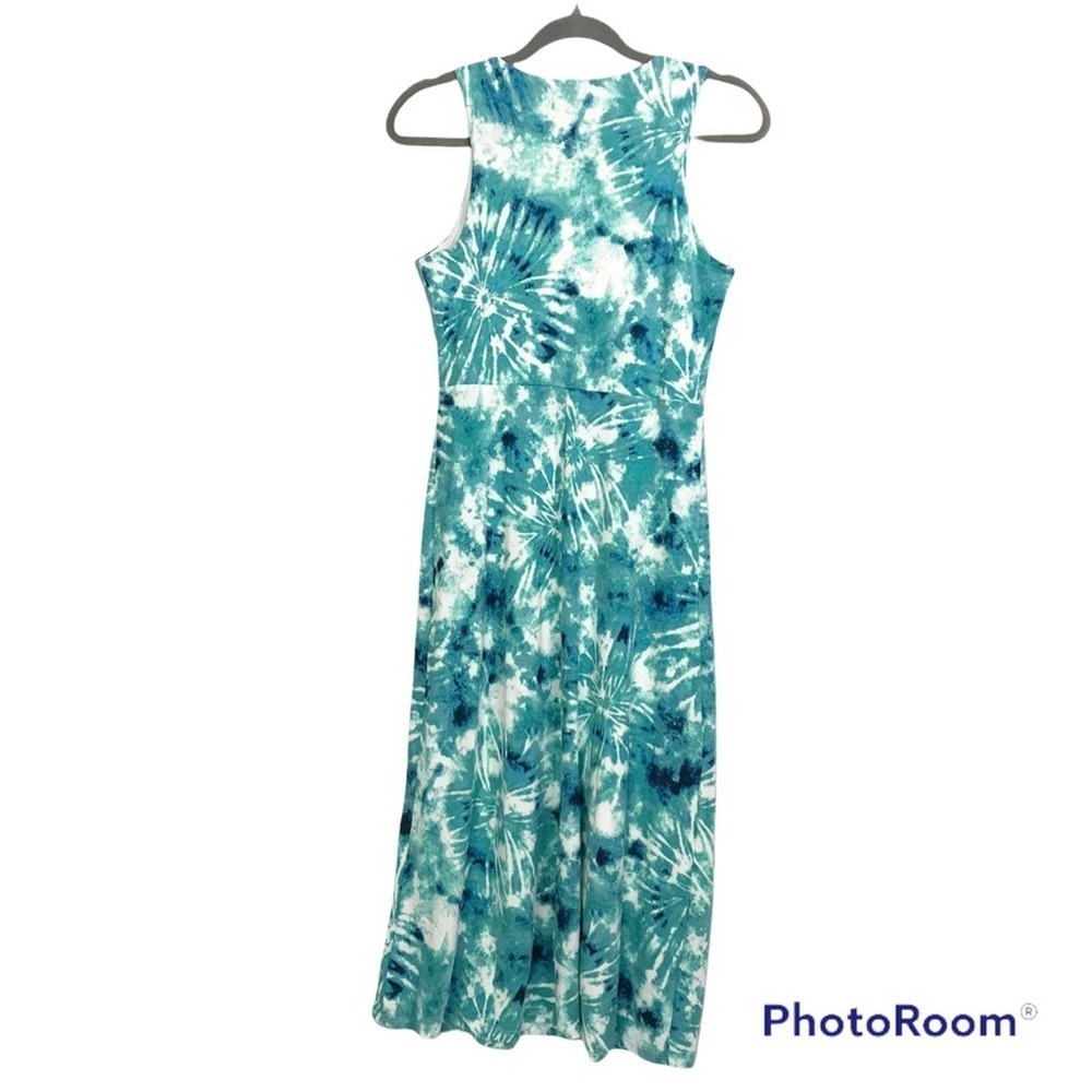Gilli tie dye sleeveless splatter print midi dress size S NWT - Picture 2 of 5